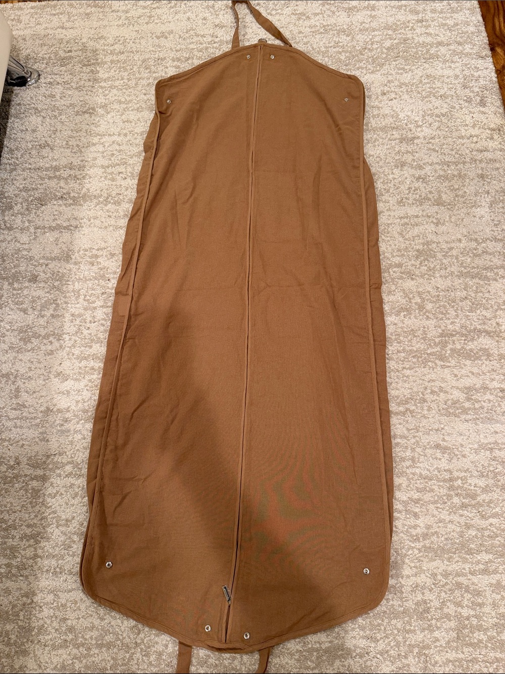 Burberry Brown Canvas Garment Bag with Top Handles - Picture 9 of 13